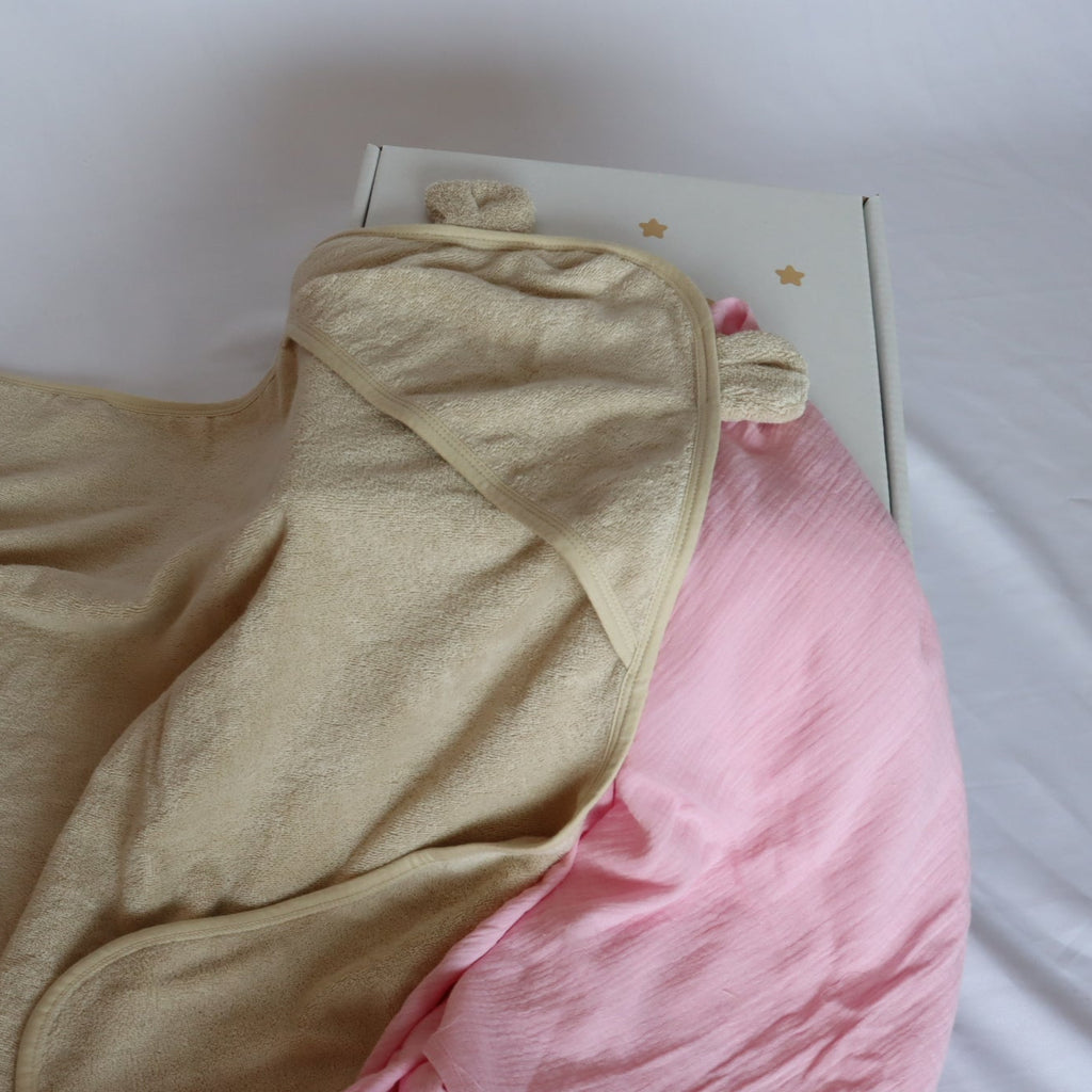 Kit hora del baño toalla + muselina