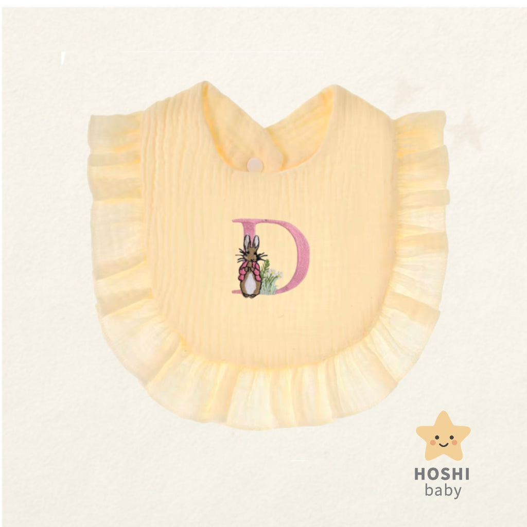 Babero Muselina Conejo Inicial
