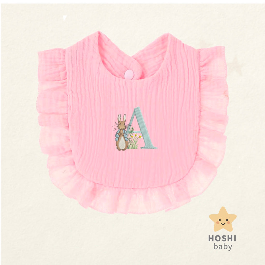 Babero Muselina Conejo Inicial