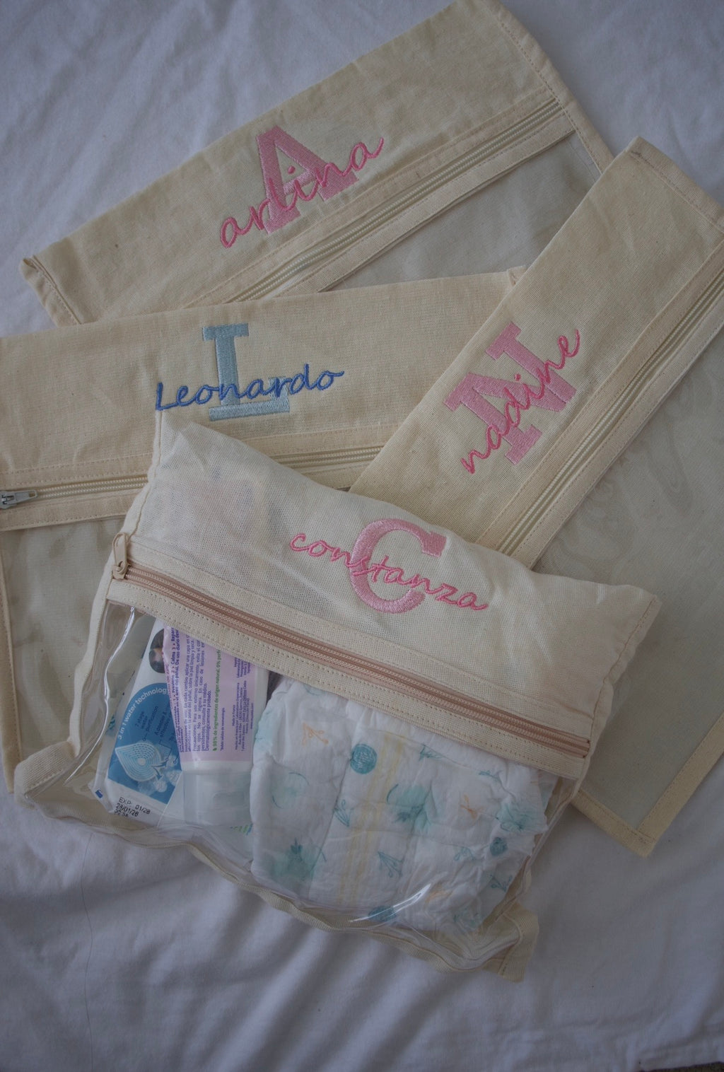 Set de 3 Bolsas sobre para pañalera