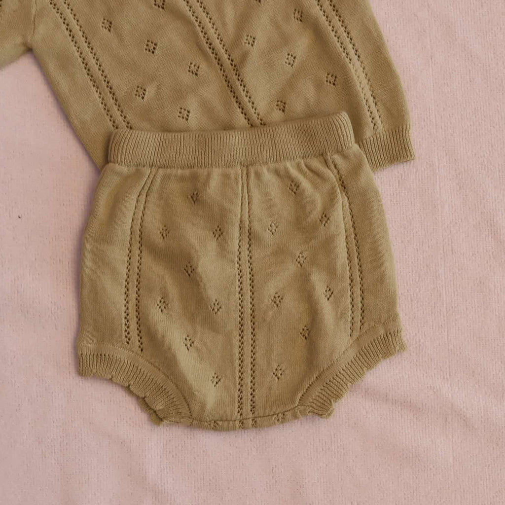 Set de shorts & playerita verde