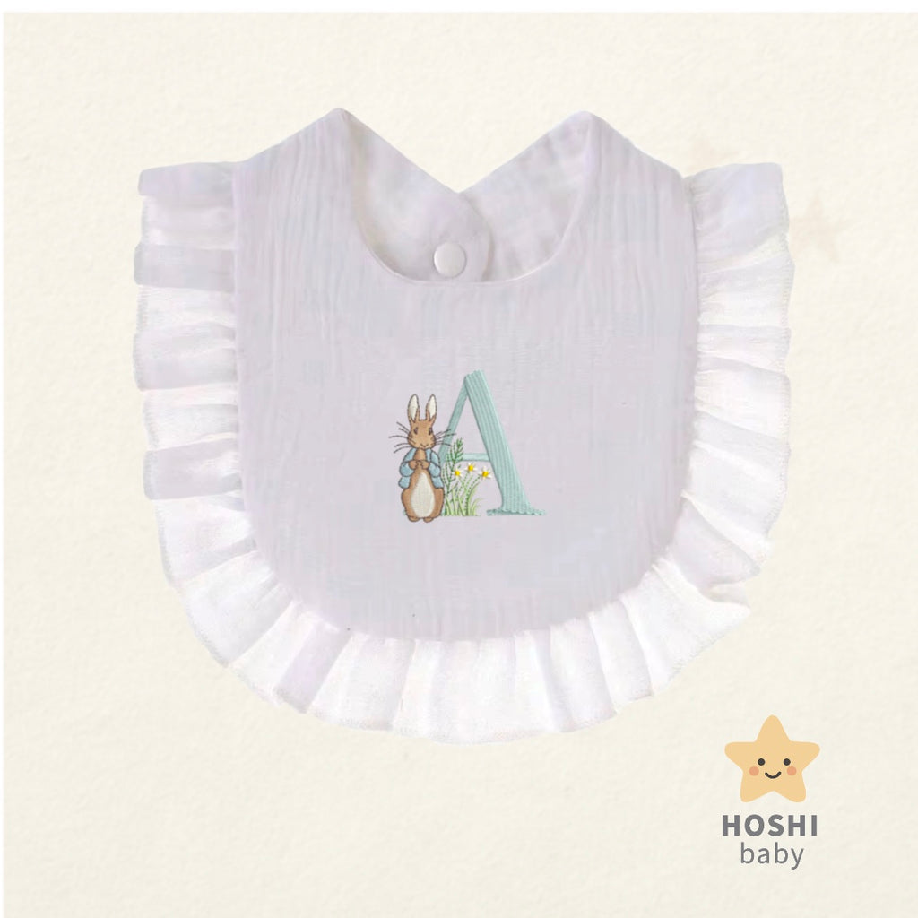 Babero Muselina Conejo Inicial